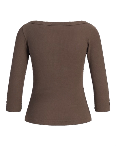 JJXX - JXFifi Boatneck Top - Bracken